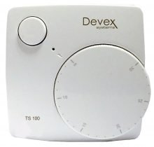 Devex Systems TS-100 compact manual dial thermostat unit