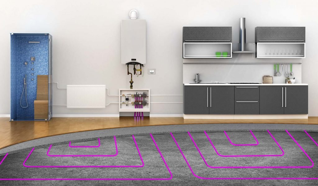hydronic underfloor heating systems