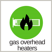 Gas Overhead Heating