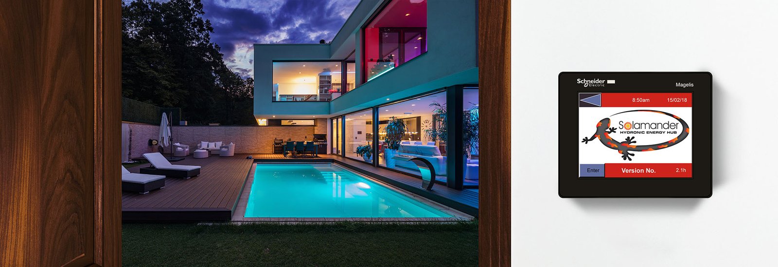 Modern interior of a house. 3d rendering.
